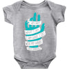 not what i am Baby Onesie