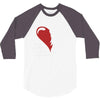 half of my heart is in heaven with my angel 3/4 Sleeve Shirt
