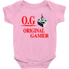 old school gamer Baby Onesie