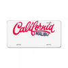California Malibu License Plate