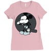 mickey mouse suicide Ladies Fitted T-Shirt