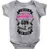 I Have A Pretty Granddaughter Gun A Shovel And An Alibi Baby Bodysuit