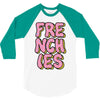 donut frenchies 3/4 Sleeve Shirt