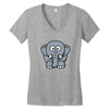 kids elephant Women's V-Neck T-Shirt