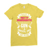 I Have A Pretty Granddaughter Gun A Shovel And An Alibi Ladies Fitted T-Shirt
