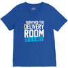 survived the delivery room it's a boy V-Neck Tee