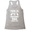 new daddy christmas funny Racerback Tank