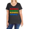 heathers girls and veronica Ladies Curvy T-Shirt