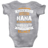 Super Cool Nana Of A Freaking Awesome Granddaughter Baby Onesie