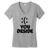 you deside Women's V-Neck T-Shirt
