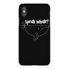 speak whale iPhoneX