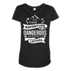 adventure lethal Maternity Scoop Neck T-shirt