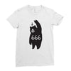 Black Bear Metal Ladies Fitted T-Shirt