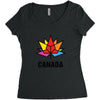 Canada Leaf LGBT Women's Triblend Scoop T-shirt