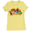 friends doodle!! Ladies Fitted T-Shirt