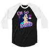 i'm soo excited 3/4 Sleeve Shirt