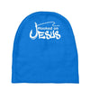 hooked on jesus Baby Beanies