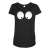 googly eyes Maternity Scoop Neck T-shirt
