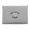 best cat dad ever Accessory Pouches
