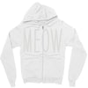 meow cute cat face Zipper Hoodie