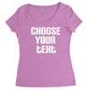 personalised Women's Triblend Scoop T-shirt