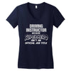 driving instructor superhero Women's V-Neck T-Shirt