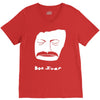 bon iver face V-Neck Tee