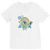 turn the time twist the space V-Neck Tee