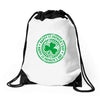happy saint patrick day Drawstring Bags
