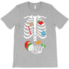 Christmas Skeleton mom and baby maternity T-Shirt
