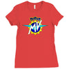 mv agusta style motorcycle Ladies Fitted T-Shirt