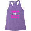 turn up the bass Racerback Tank