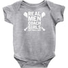Real Men Coach Girls Softball Dad Infant Clothing