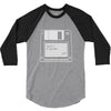 retro floppy 3/4 Sleeve Shirt