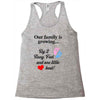 Our Family is Growing Racerback Tank