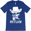 outlaw cow boy motor bike T-Shirt