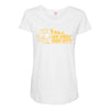 we built this city Maternity Scoop Neck T-shirt