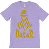 uomo dakar stampa oro moto deserto parigi africa sport T-Shirt