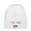 Eyelash And Lips Baby Beanies