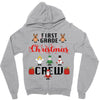 first grade christmas crew Zipper Hoodie