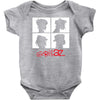 2015 new 100 quality gorillaz t shirt o neck popular chakakhan tshirt Baby Bodysuit