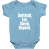 Softball Life Baby Onesie