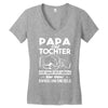 papa und tochter Women's V-Neck T-Shirt