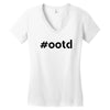 Ootd Outfit Of The Day Women's V-Neck T-Shirt
