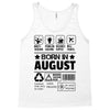 Born In August Tank Top