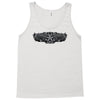 pinstripe 2 skull humor funny Tank Top