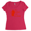 for england and st Women's Triblend Scoop T-shirt