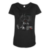 smoking kills Maternity Scoop Neck T-shirt