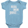 real men quilt Baby Onesie