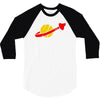 the spaceman logo 3/4 Sleeve Shirt